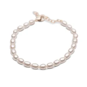 Oval Pearl Bracelet