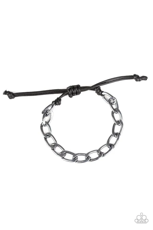 Paparazzi Bracelet ~ Goalpost - Black