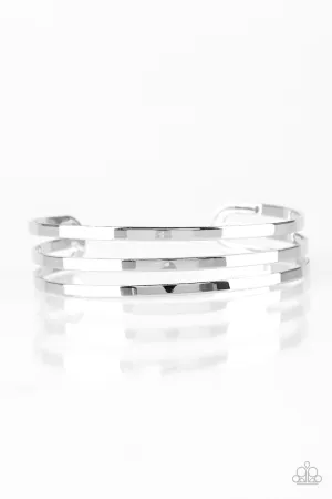 Paparazzi Bracelet ~ Street Sleek - Silver