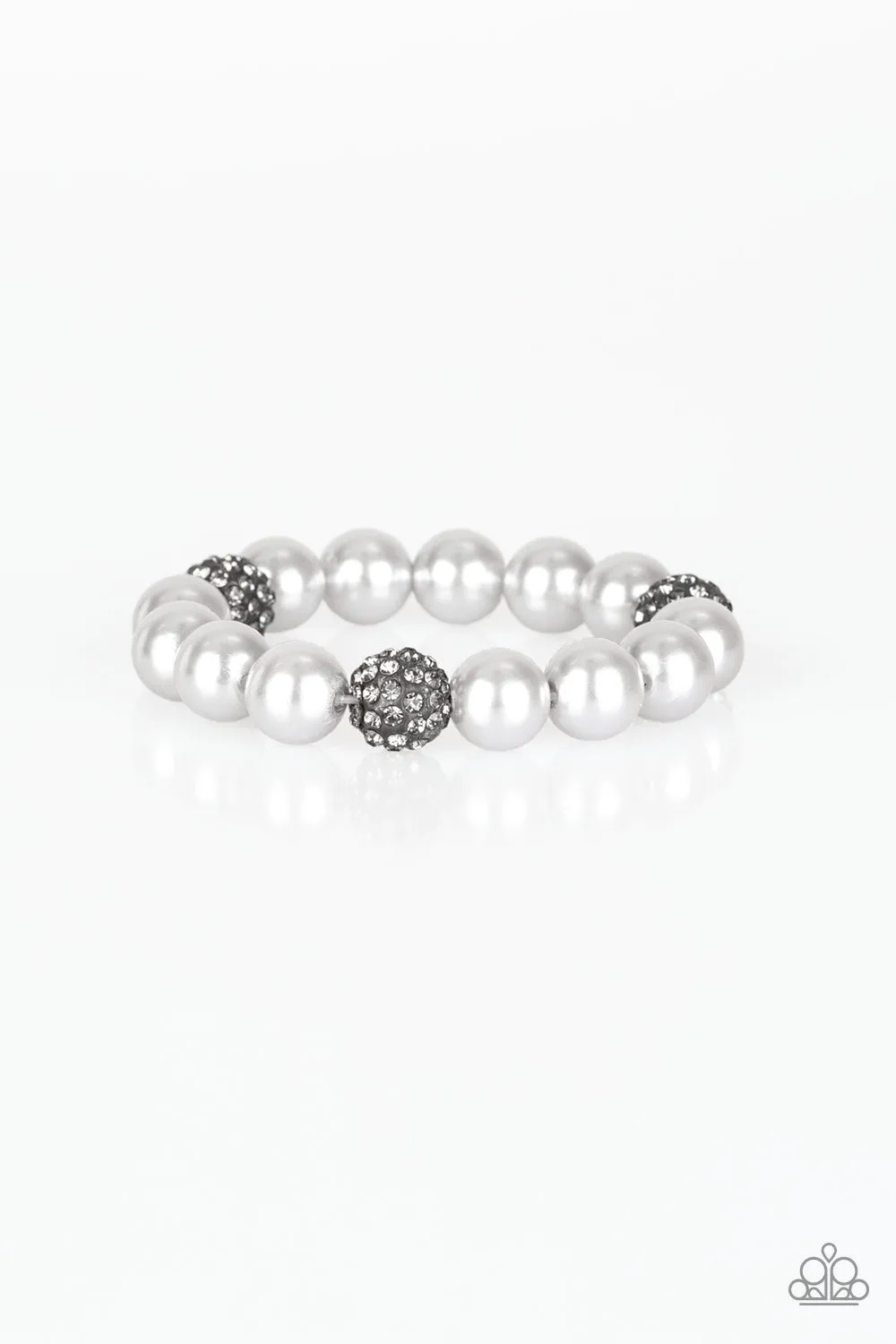 Paparazzi Cake Walk - Silver Pearl Bracelet