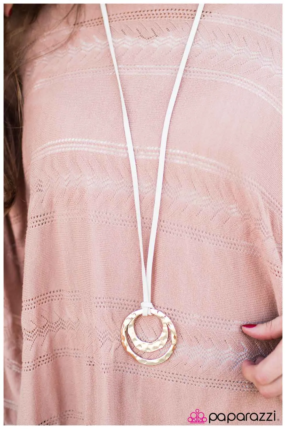 Paparazzi Necklace ~ Del Sol - White