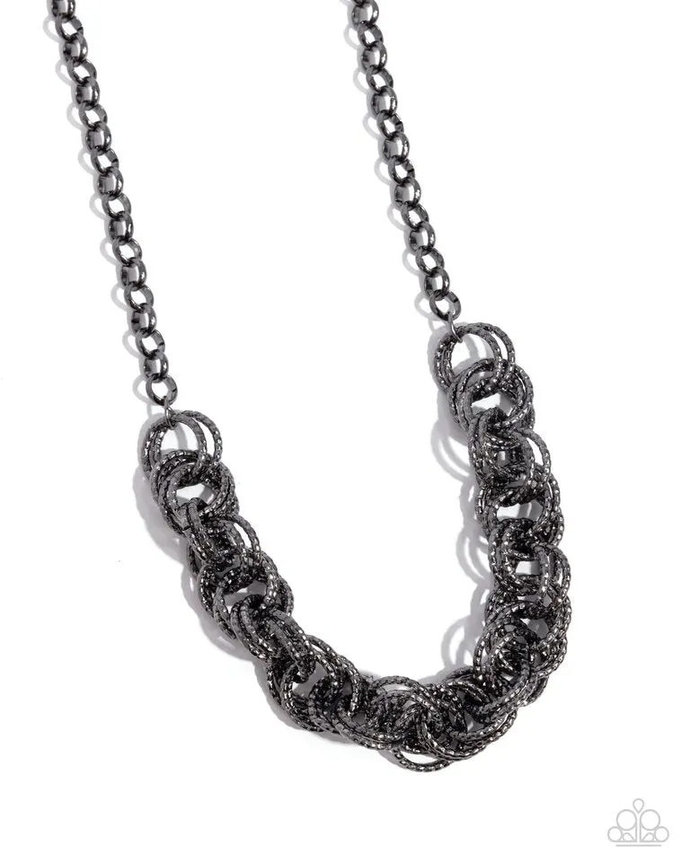 Paparazzi Necklace ~ Urban Acoustics - Black