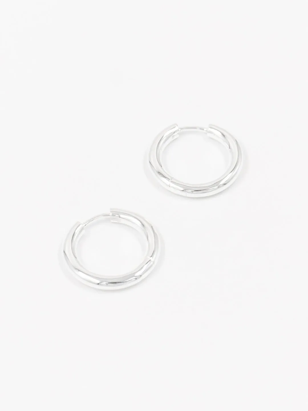 Perfect Hoops (L) Silver STREKKODE 15