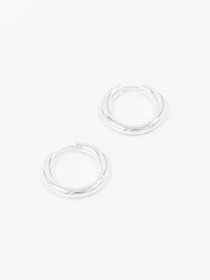 Perfect Hoops (L) Silver STREKKODE 15