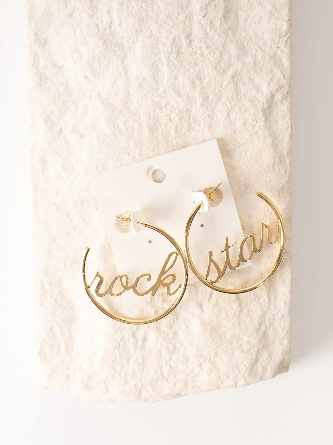 Rock Star Hoop Earrings