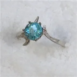 Round Apatite Ring Size 7