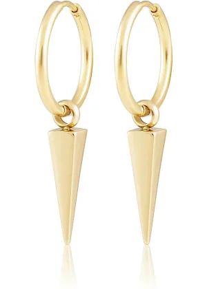 Sahira Aria Spike Hoops - Gold