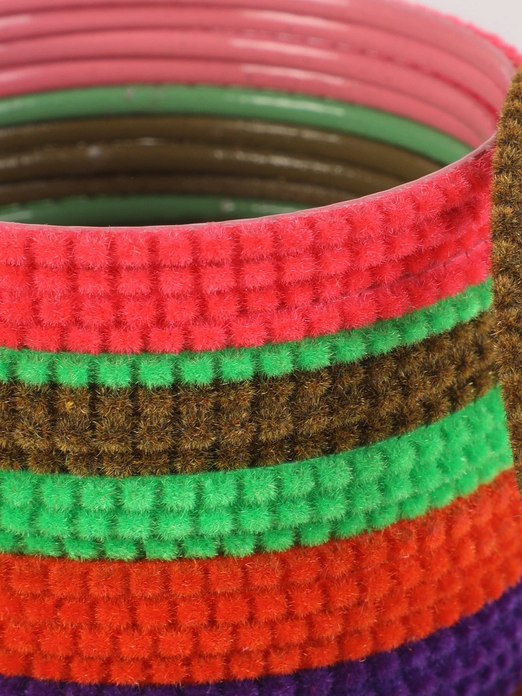 Set Of 24 Solid Handcrafted Bangles