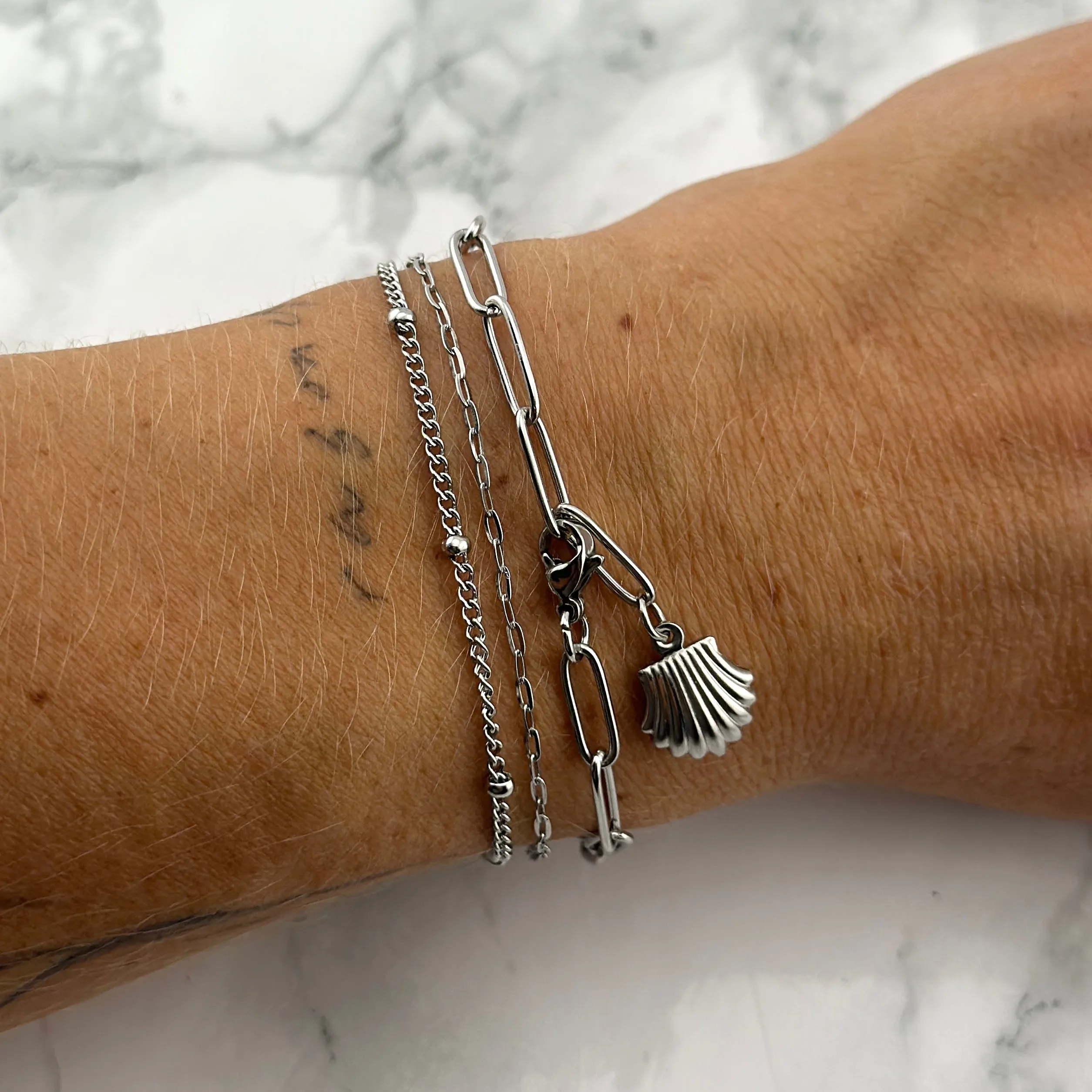 Silver Ball Bracelet