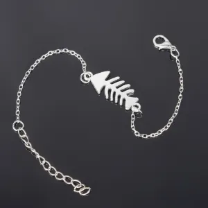 Simple Style Silver Plated Charm Bracelet Jewelry