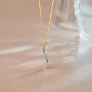 Sleek Diamond Necklace