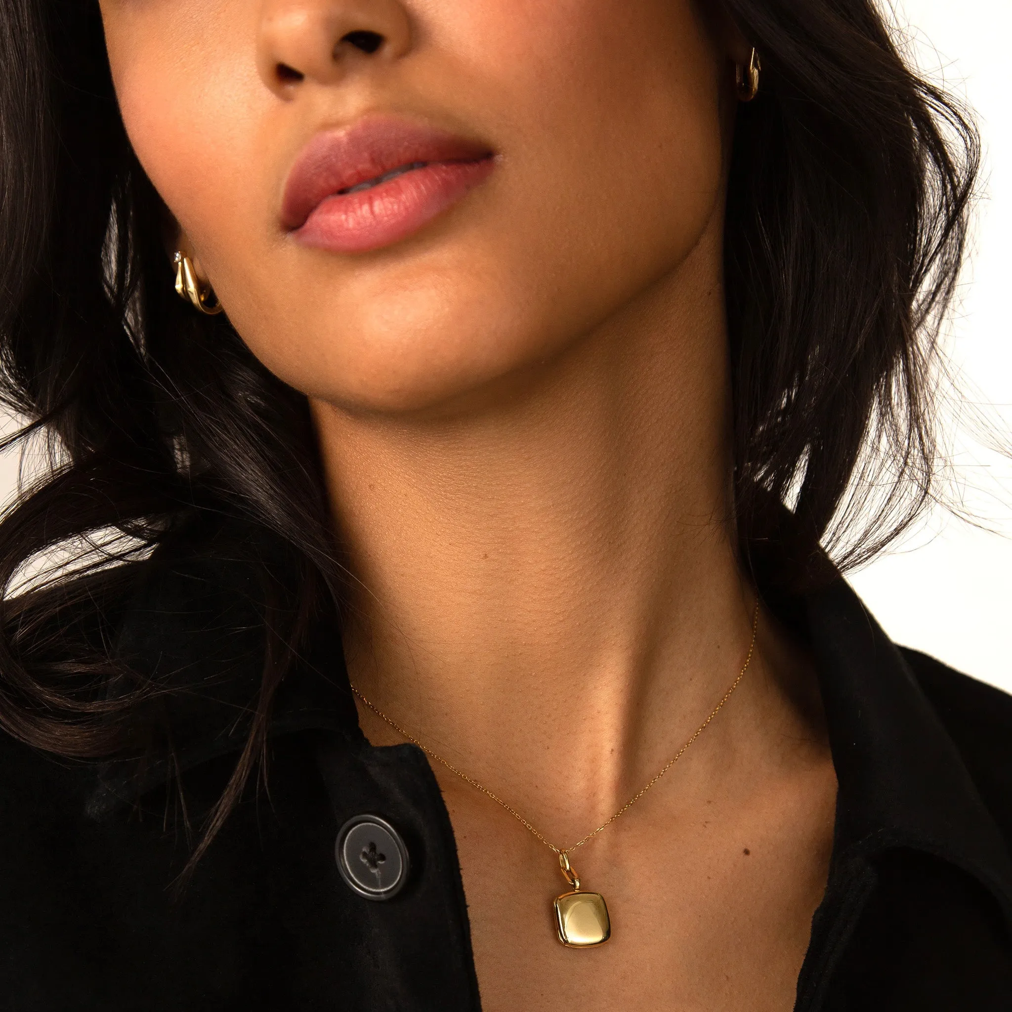 Slim "Viv" Gold Anniversary Locket Necklace