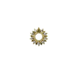 Solar Stud | 14K Gold