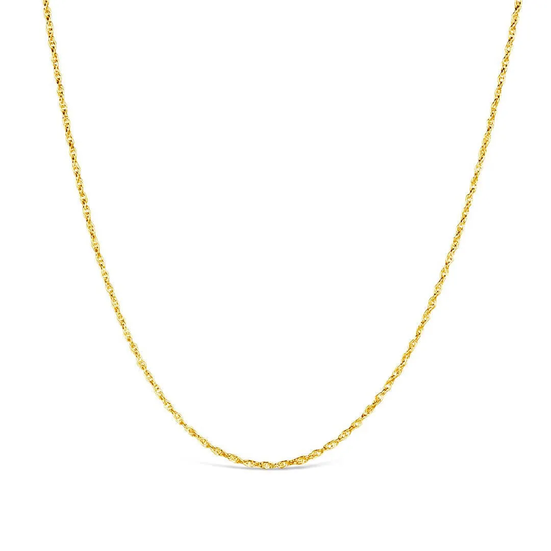 Solid Gold Rope Chain