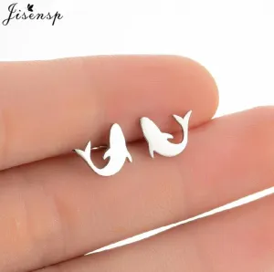 Stainless Steel Shark Earrings