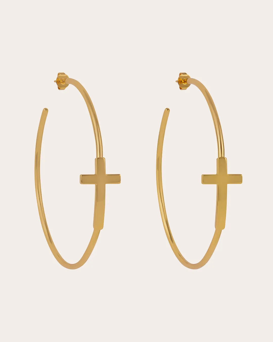 The Holy hoops - gold plated