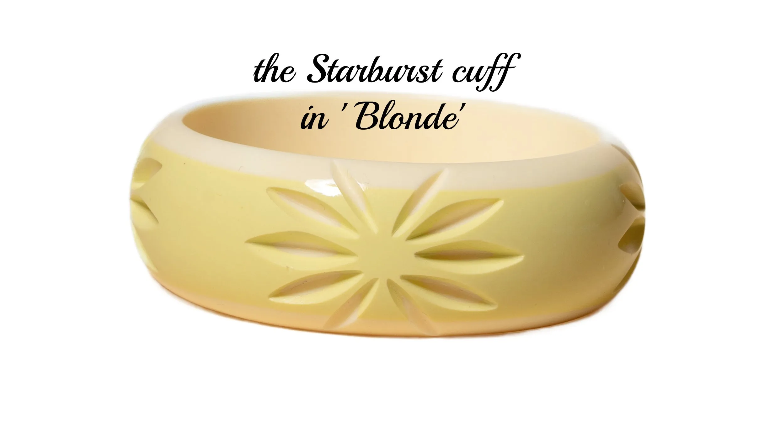 the NEW Palm Springs Bangle Collection - the Starburst Cuff