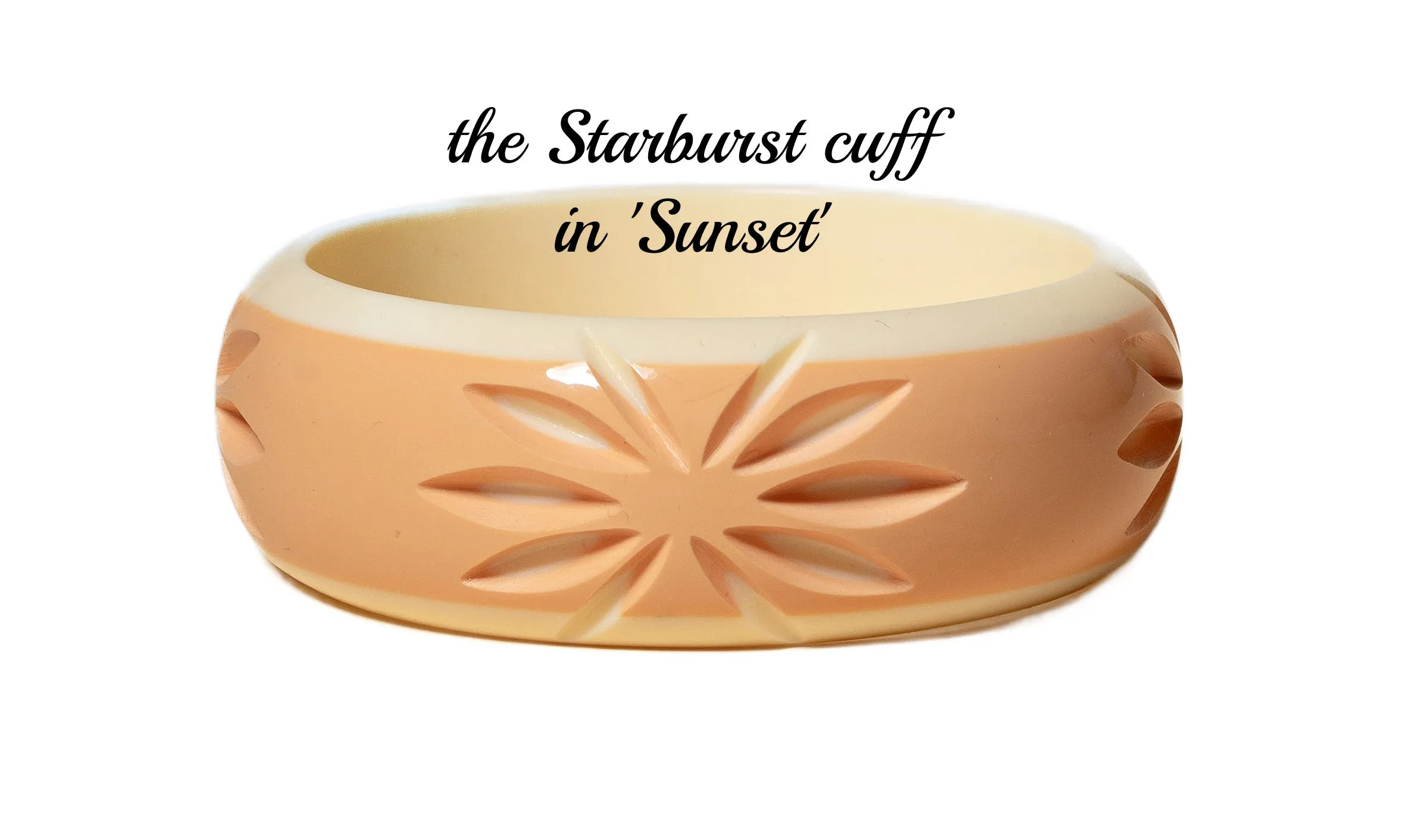 the NEW Palm Springs Bangle Collection - the Starburst Cuff