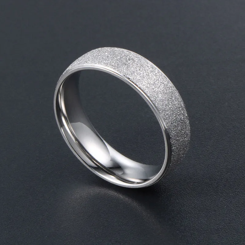 Titanium Steel Couple Rings for Men and Women - Fashionable Accessories for Marriage Proposals