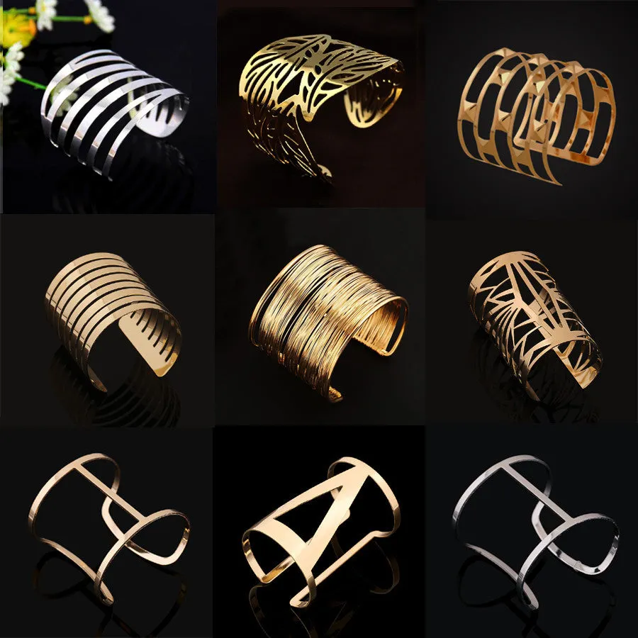 Unisex Charm Fashion Vintage Bracelets Simple Geometric Style 12 Kinds