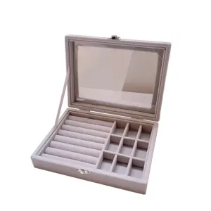 Versatile Multiple Compartments Jewelry Storage Box Eo-8