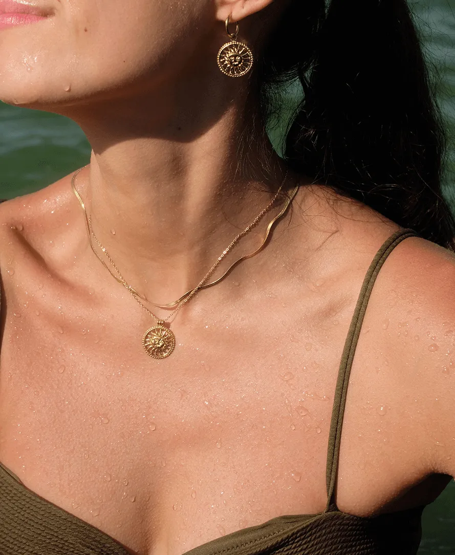 Vibes | Sleek Serpent Necklace | 18K Gold-Plated