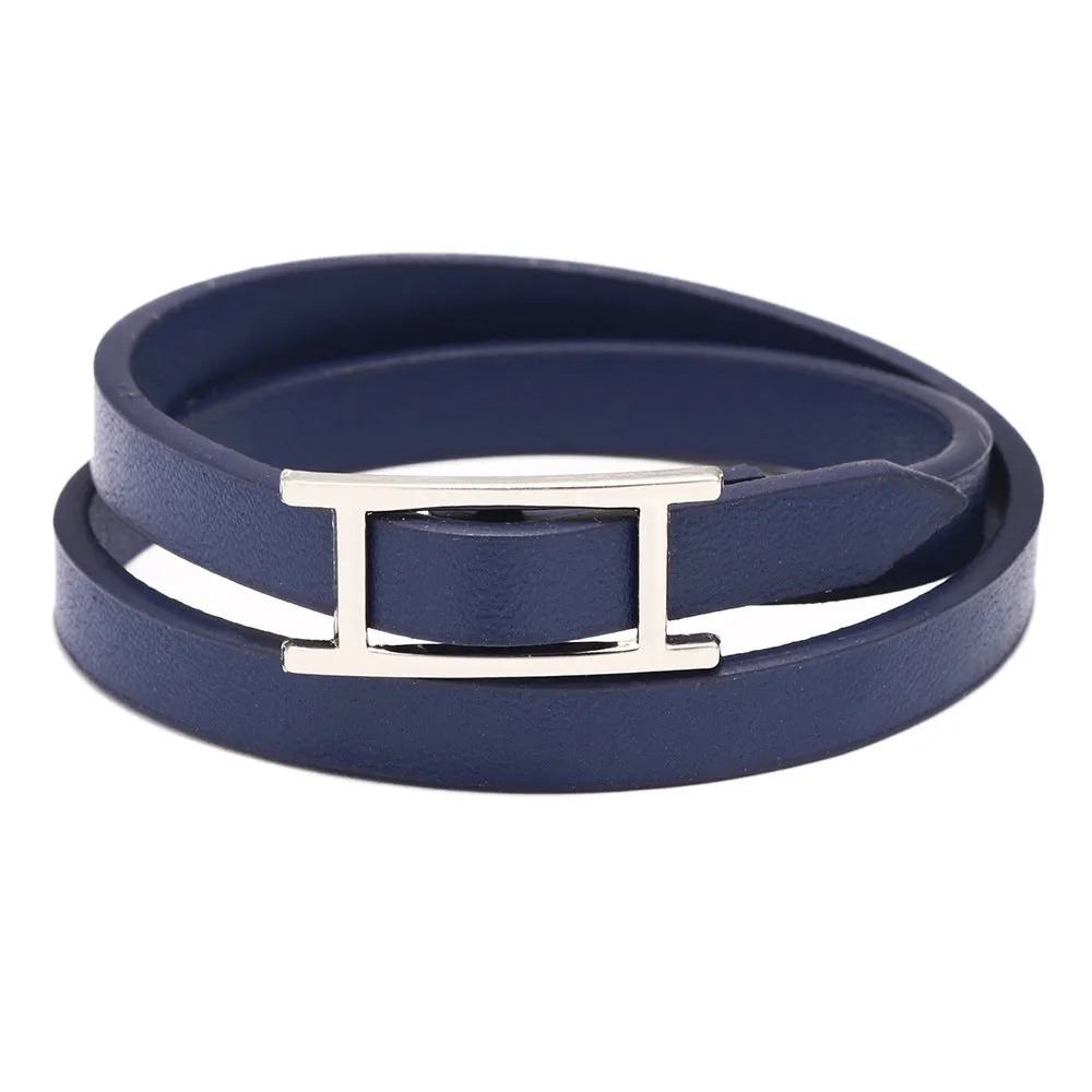 Women'S Leather Bracelet, Simple, Simple, New Bracelet, Multi-Layer And Hundred Matching Accessories