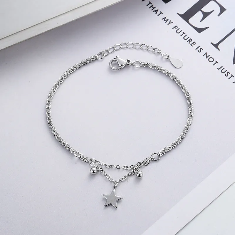 Women's Simple Tassel Temperament Gypsophila Bracelet